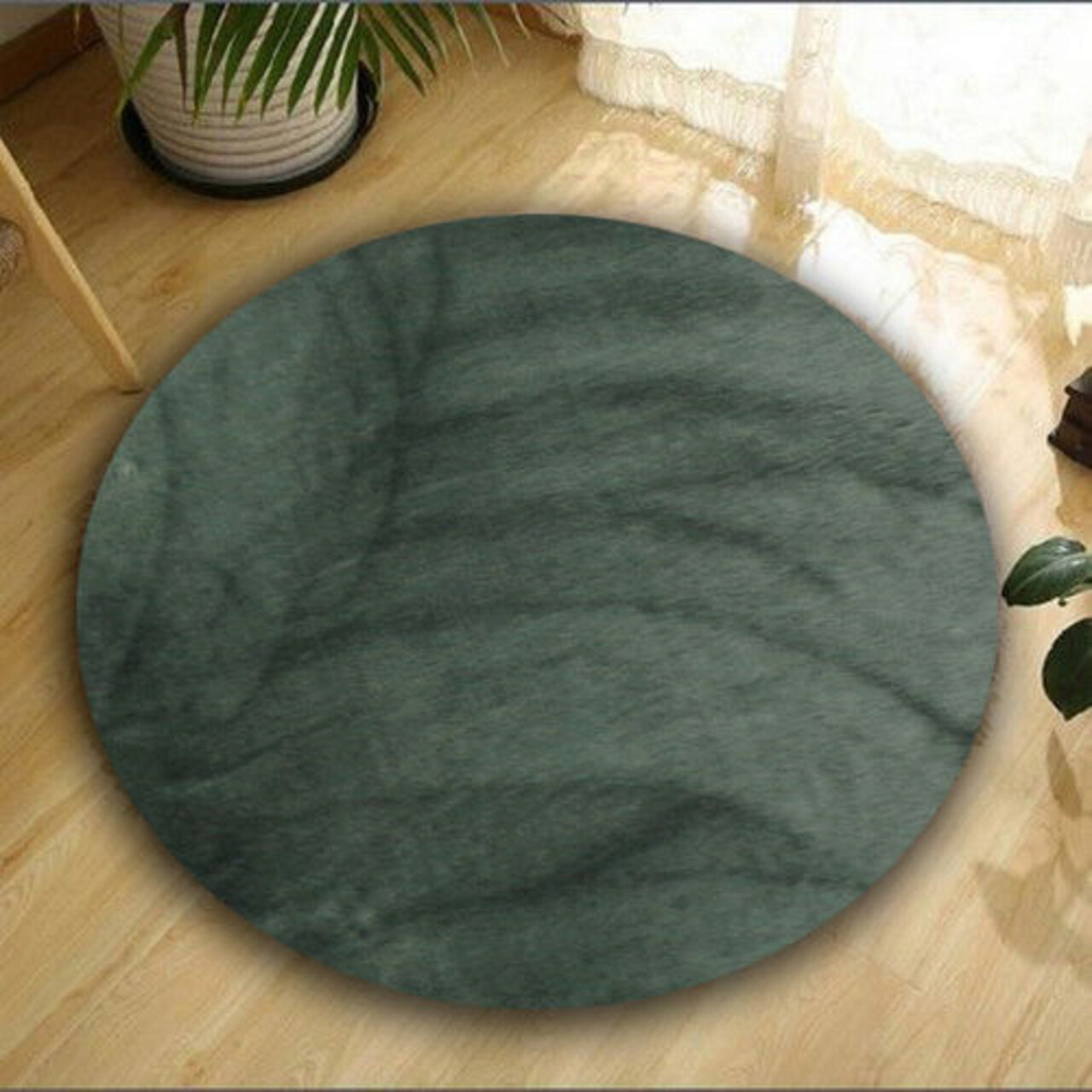 Covor, Oval Plush, Gri inchis - imagine 5
